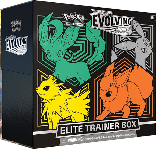 Evolving Skies Elite Trainer Box (Flareon/Jolteon/Umbreon/Leafeon)