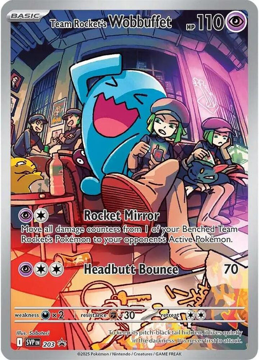 PSA 9 - Team Rocket's Wobbuffet 203 Promo