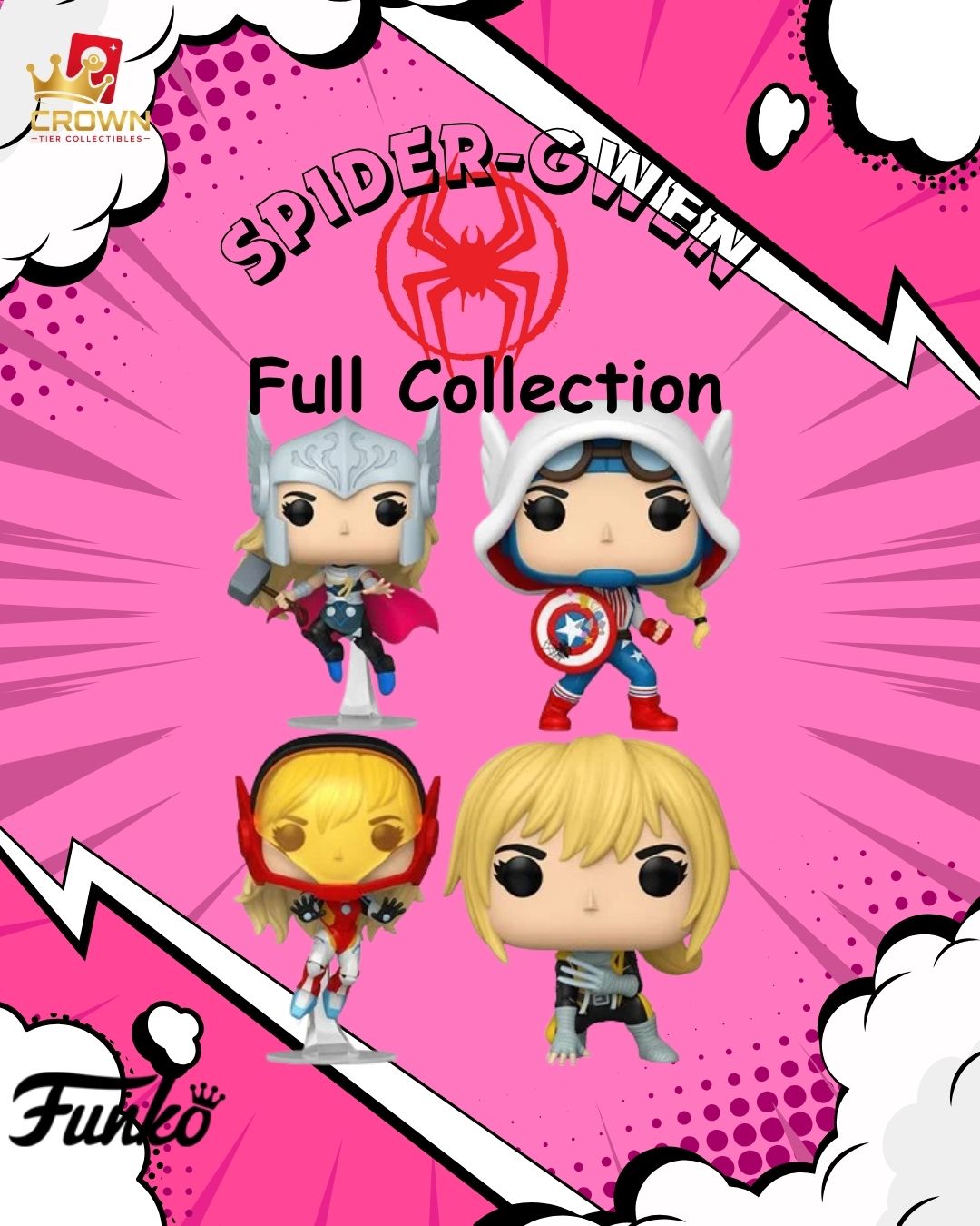 Funko Pop! Spider-Gwen: Gwenverse Collection